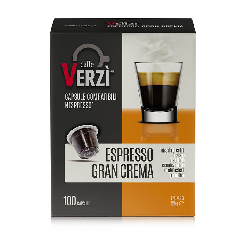 Caffè Verzì Gran Crema capsule Nespresso