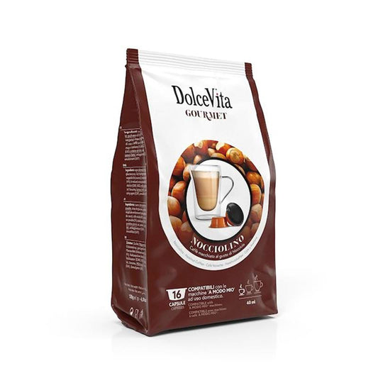 Capsule Nocciolino Dolce Vita compatibili Lavazza a Modo Mio