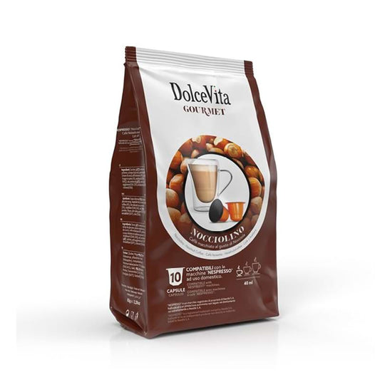Capsule Nocciolino Dolce Vita compatibili Nespresso