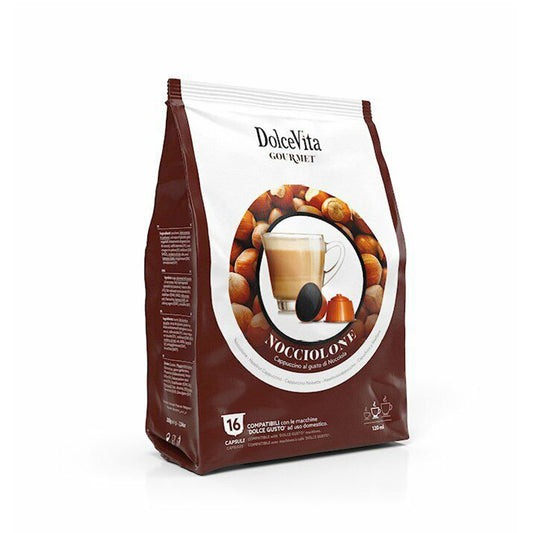 Capsule Nocciolone Dolce Vita compatibili Nescafè Dolce Gusto
