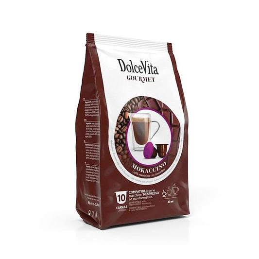 Capsule Mokaccino Dolce Vita compatibili Nespresso