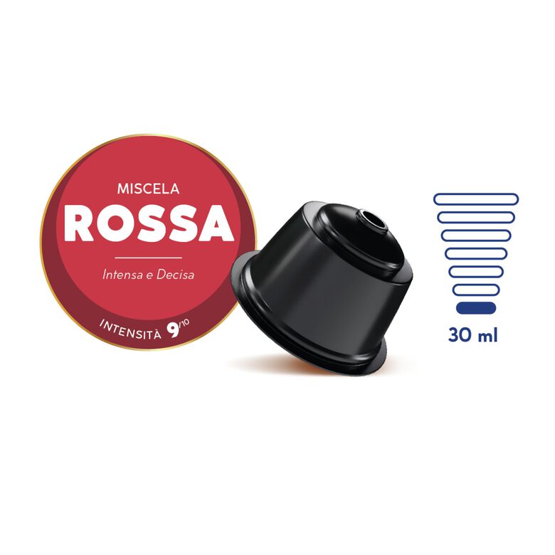 Capsule autoprotette Borbone miscela Rossa compatibili Nescafè Dolce Gusto