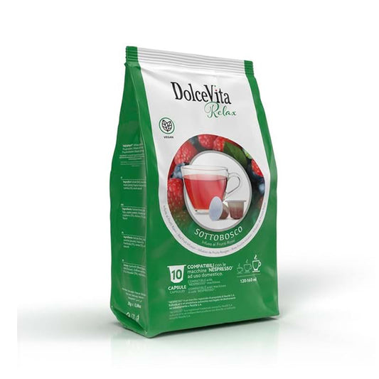 Capsule Sottobosco Dolce Vita compatibili Nespresso