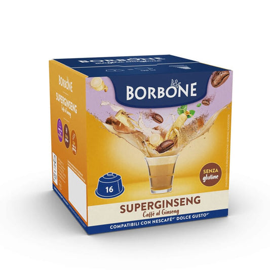 Superginseng Borbone capsule compatibili Nescafè Dolce Gusto