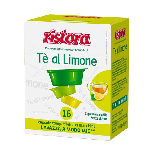 Capsule Té al Limone Ristora compatibili Lavazza a Modo Mio