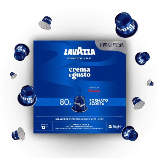 Lavazza Crema e Gusto capsule alluminio compatibili Nespresso