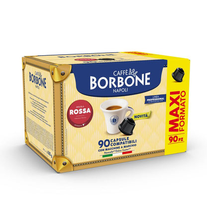 90 Borbone miscela Rossa capsule compatibili Nescafè Dolce Gusto autoprotette