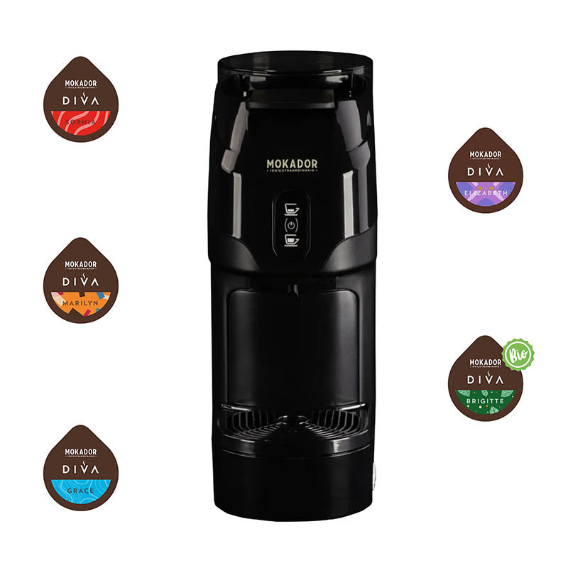 Macchina da caffè Mokador Diva D1 Nera