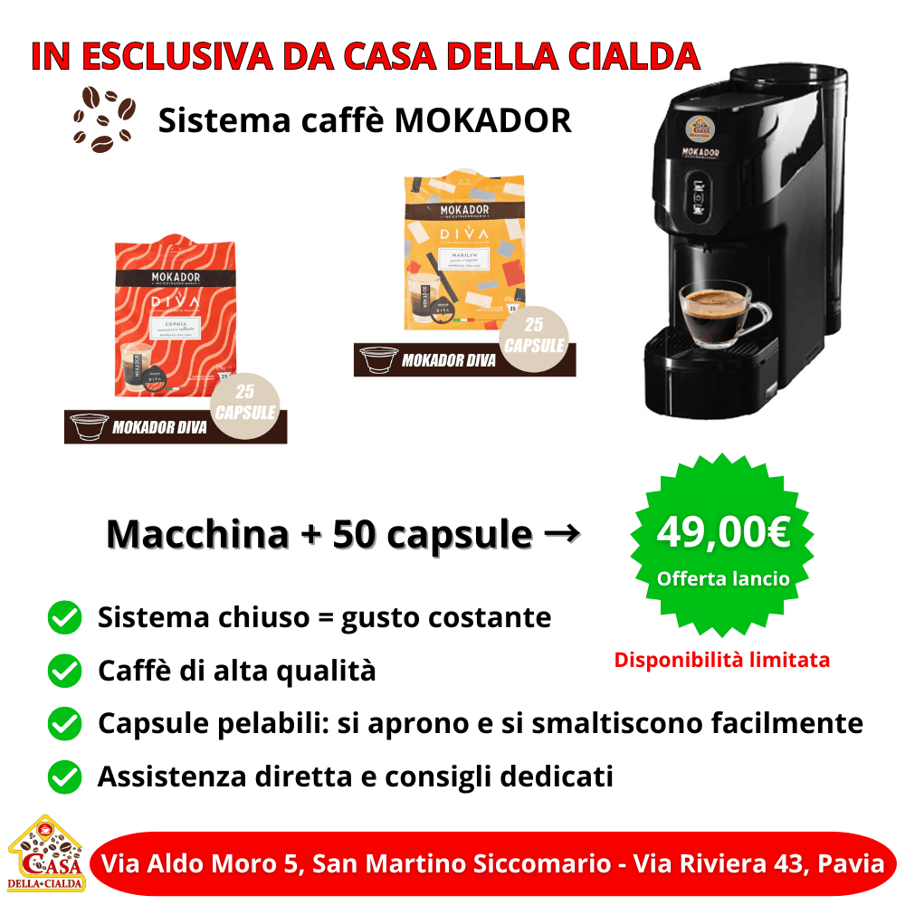 Offerta lancio Mokador Diva D1