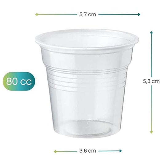 Bicchierini in plastica per caffè spresso