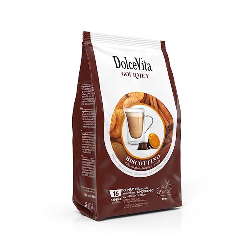 Capsule Biscottino Dolce Vita compatibili Lavazza a Modo Mio