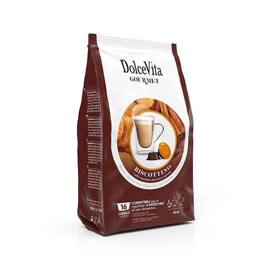 Capsule Biscottino Dolce Vita compatibili Lavazza a Modo Mio