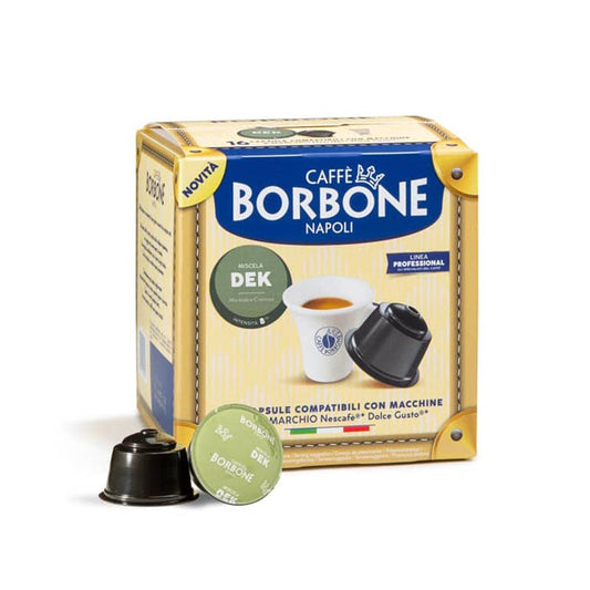 64 Borbone miscela Dek capsule compatibili Nescafè Dolce Gusto