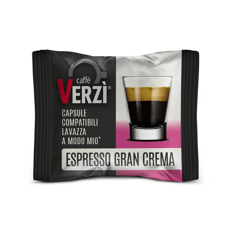 Caffè Verzì Gran Crema in capsule compatibili Lavazza a Modo Mio