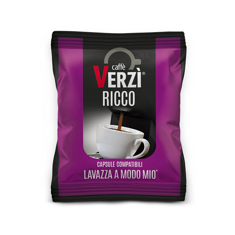 Caffè Verzì Aroma Ricco in capsule compatibili Lavazza a Modo Mio