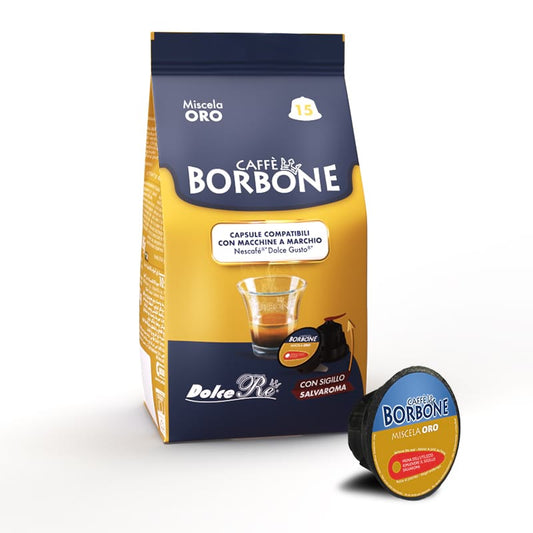 Capsule Borbone miscela Oro compatibili Nescafè Dolce Gusto