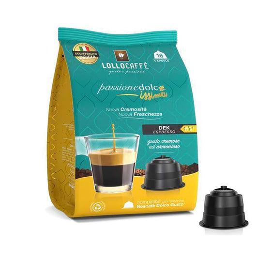 Capsule Lollo Dek compatibili Nescafè Dolce Gusto