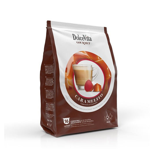 Capsule Caramelito Dolce Vita compatibili Nescafè Dolce Gusto