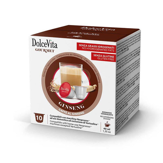 Capsule Ginseng Dolce Vita compatibili Nespresso
