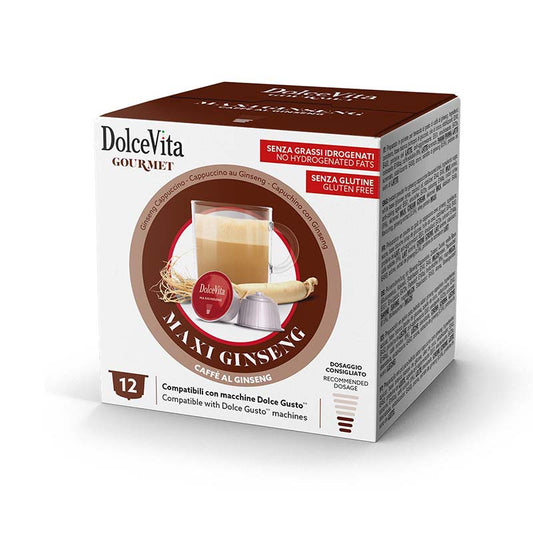 Capsule Maxi Ginseng Dolce Vita compatibili Nescafè Dolce Gusto