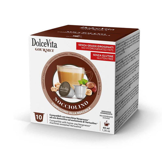 Capsule Nocciolino Dolce Vita compatibili Nespresso