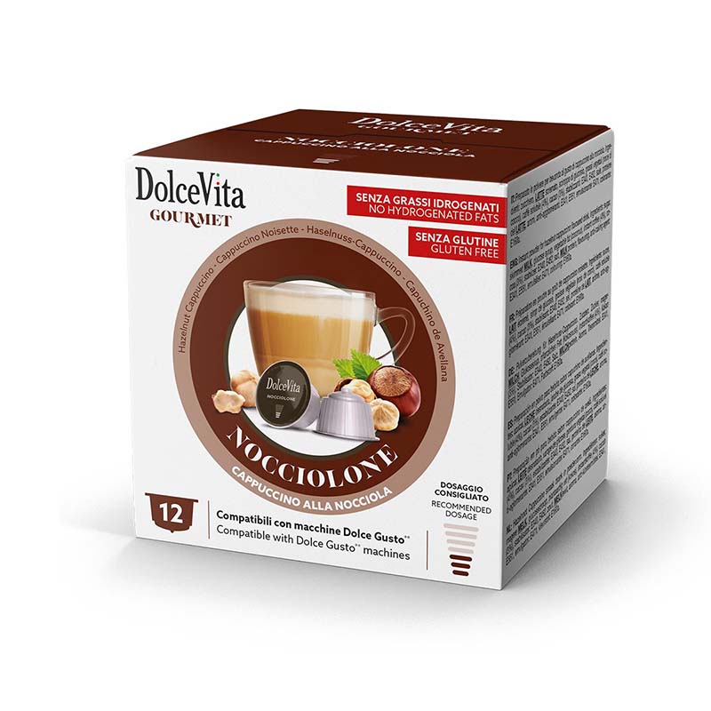 Capsule Nocciolone Dolce Vita compatibili Nescafè Dolce Gusto
