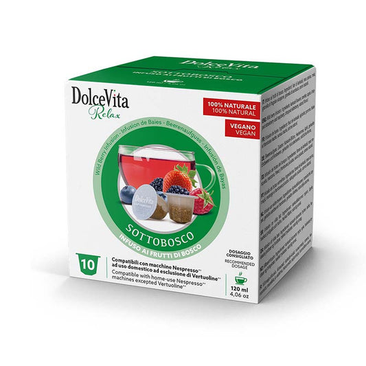 Sottobosco Dolce Vita capsule Nespresso