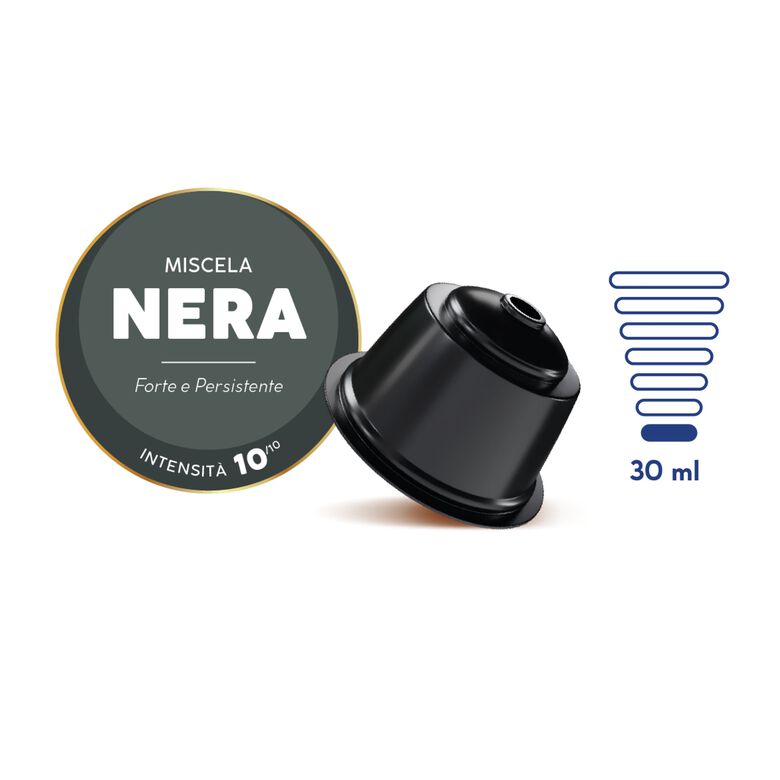 Capsule autoprotette Borbone miscela Nera compatibili Nescafè Dolce Gusto