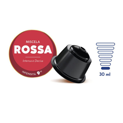 Capsule autoprotette Borbone miscela Rossa compatibili Nescafè Dolce Gusto