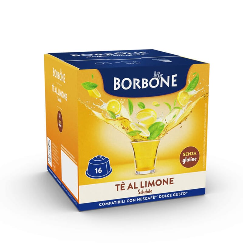 Té al Limone Borbone capsule compatibili Nescafè Dolce Gusto