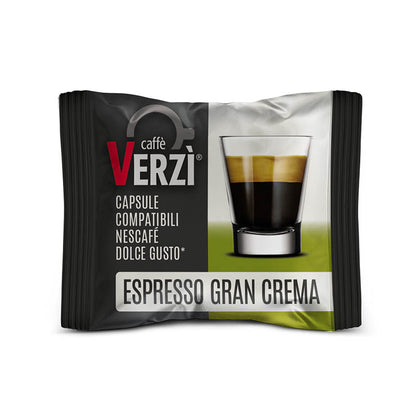 Capsule Verzì Gran Crema compatibili Nescafè Dolce Gusto